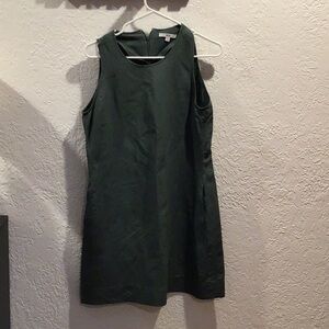 Elegant Green Sleeveless Dress